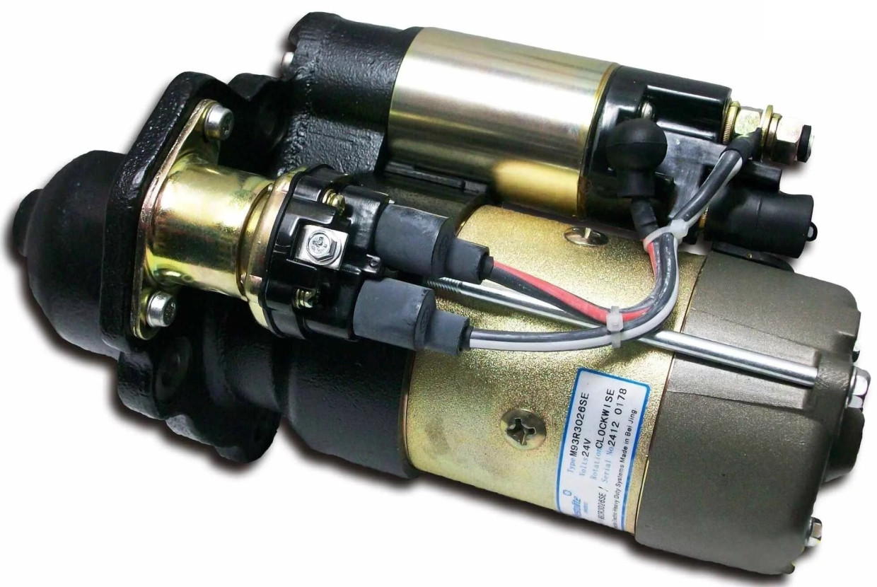 Стартер Cummins С4992135 на ДВС ISBE185,210,285 24В, 6кВт, 10зуб. M93R3026SE ПРАМО}